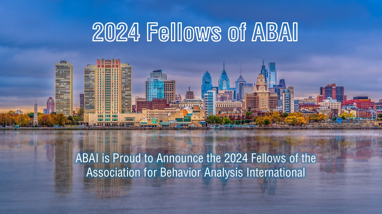 2024 Fellow of ABAI Dr. Gregory Hanley Inside Behavior Analysis